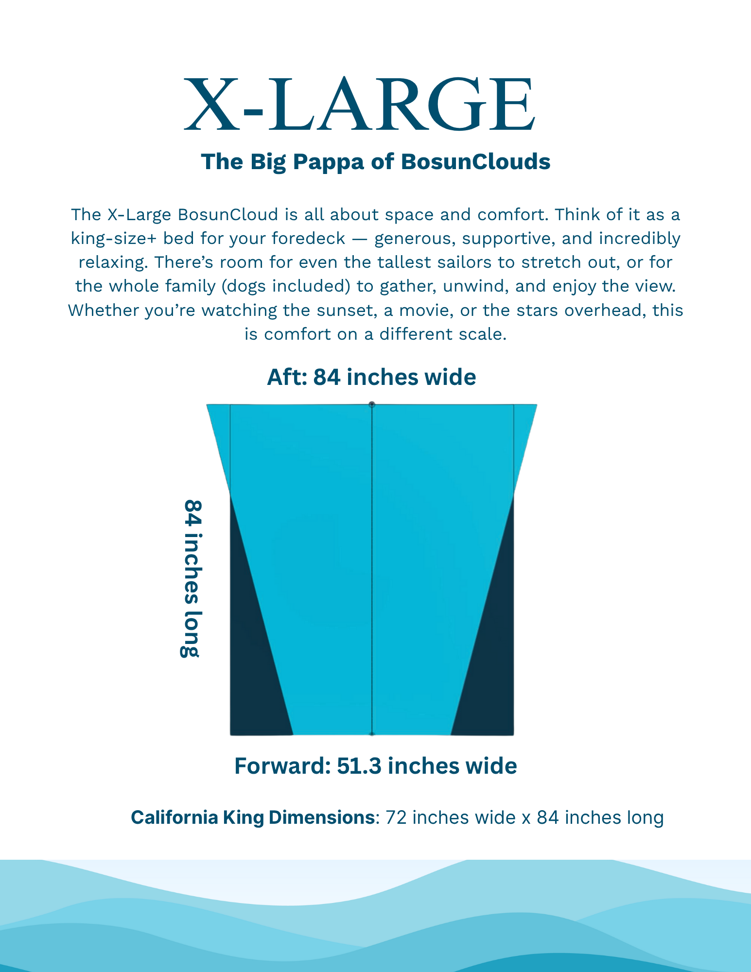 X-Large BosunCloud size card
